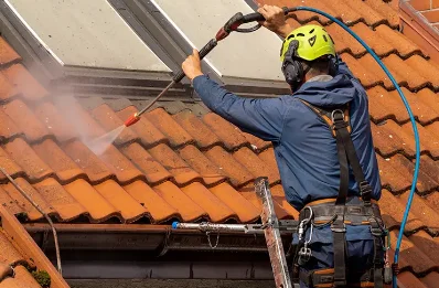 Démoussage et hydrofuge de toiture à Renno